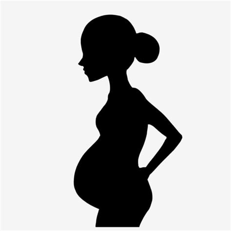 Pregnant Belly Silhouette PNG Transparent, Pregnant Woman Silhouette With Belly, Woman Clipart ...