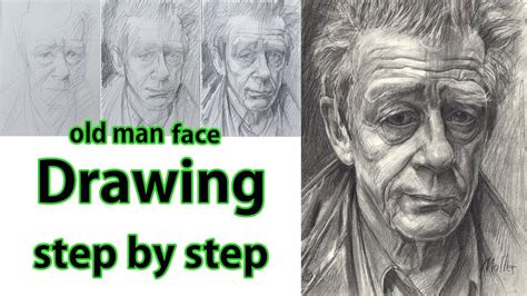 Hyper Realistic Pencil Drawing Realistic Old Man Face Drawing - jhayrshow