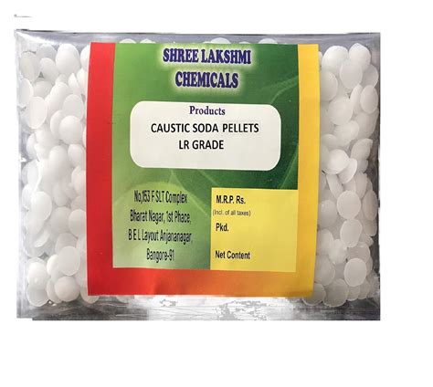 Slchem Caustic Soda Pellets Lr Grade Gm Amazon In Industrial