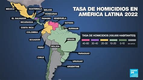 Gran parte de América Latina marcó un récord de tasas de homicidios en