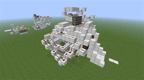 Playing with redstone: Piston fence gate and 9 segment selector (still ...