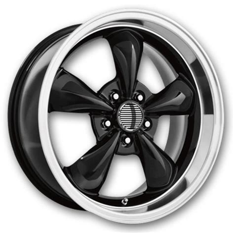 Performance Replicas Wheels PR106 18x9 Gloss Black With Machined Lip