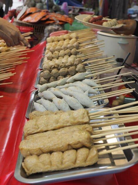 Premium Photo Food In Market Stall