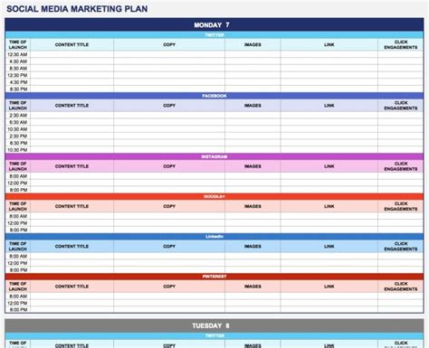 marketing calendar template excel — excelxo.com