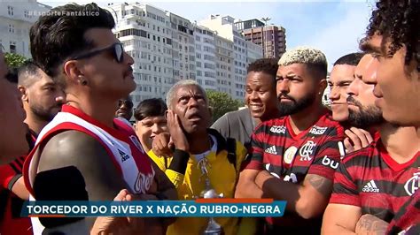 Torcedores Do River Plate E Flamengo Fazem Duelo Musical Youtube