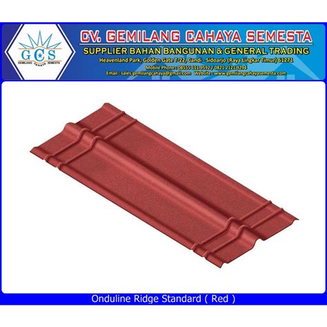 Jual Top Ridge Wuwungan Nok Onduline Onduvilla Bubungan