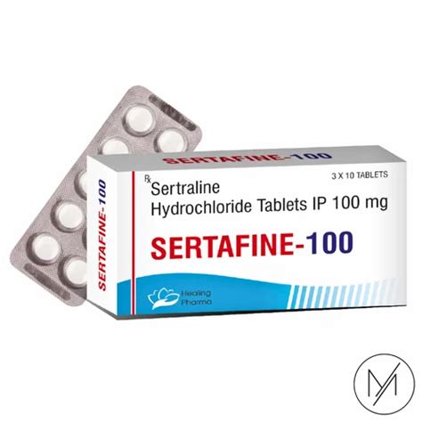 Sertraline 100 Mg Tablets At Rs 99 Stripe Anti Anxiety Anti