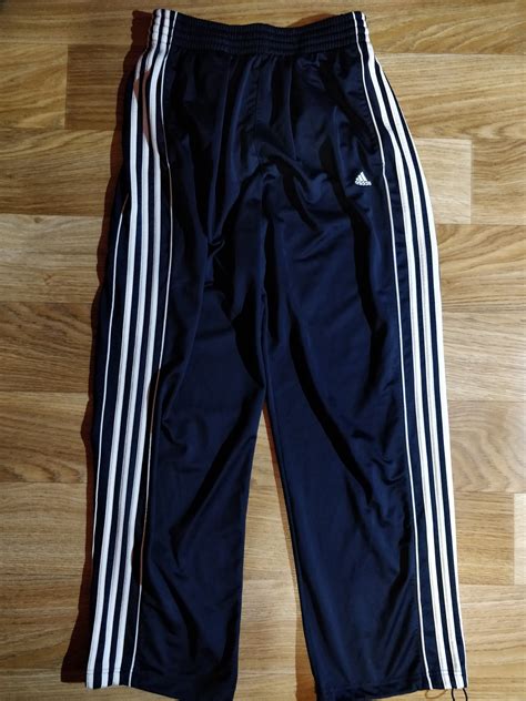 Adidas Mens Tracksuit Pants Trousers Training Navy Blue White | Etsy
