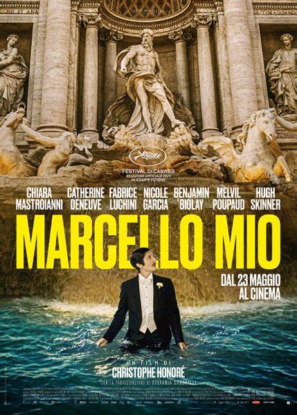 Marcello mio poster e data di uscita del film di Christophe Honoré