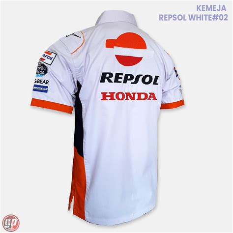 Kemeja Seragam Motogp Repsol Honda Team 2022 White Lazada Indonesia