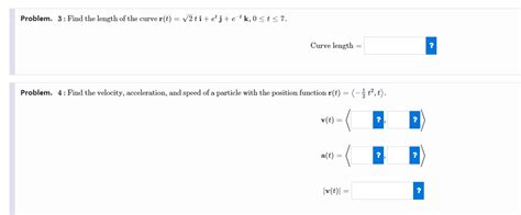 Solved Problem 3 Find The Length Of The Curve