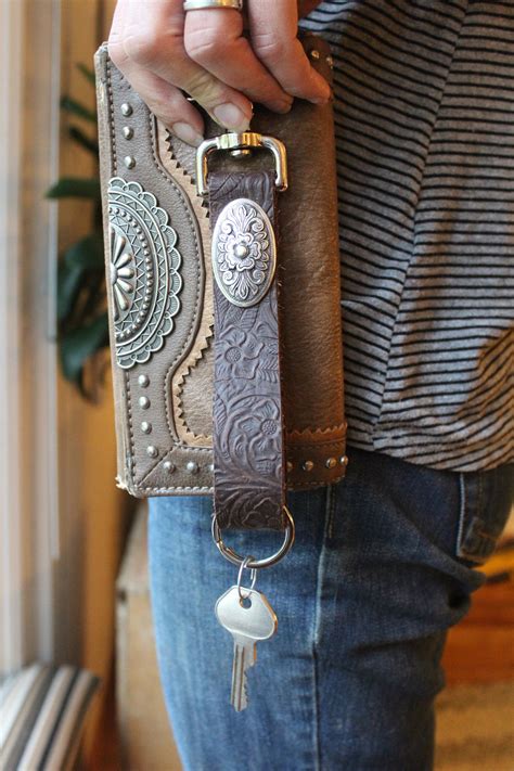 Western Leather Wristlets Customizable Etsy