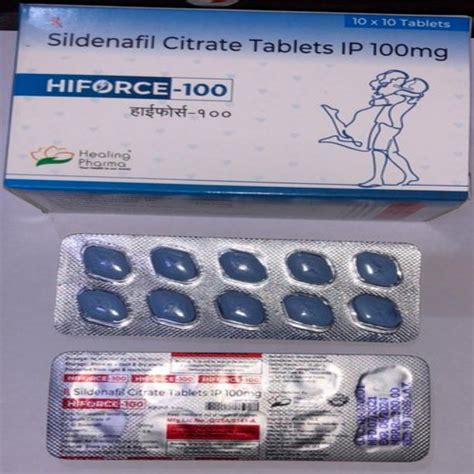 Hiforce 100mg Tablets At Rs 300 Box Viagra Sildenafil Citrate