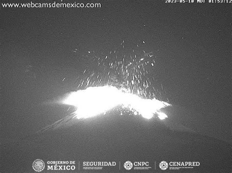 Popocat Petl Muy Fuerte Explosi N Del Volc N Vistas