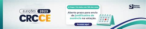 Justificativa de Ausência Eleições CRCs 2023 CRC CE