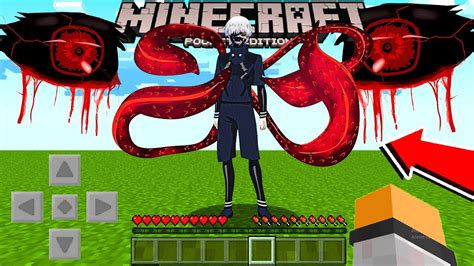 Nova Addon De Tokyo Ghoul De Minecraft Pe Pocket Edition Youtube