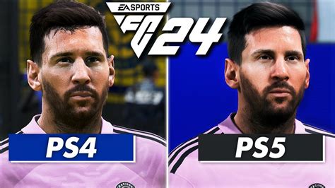 FC 24 (FIFA 24): PS4 vs PS5 Comparison | Face, Graphics, Gameplay ...