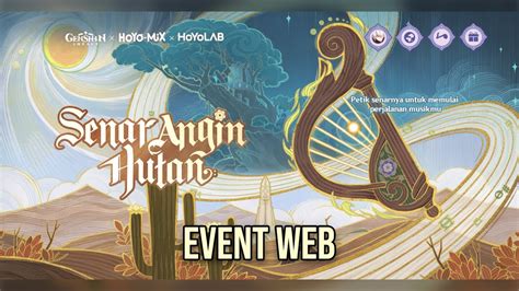 Event Web Senar Angin Hutan 40 Primogem Genshin Impact YouTube