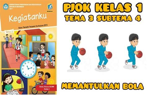 Pembelajaran Pjok Kelas Tema Subtema Gerak Memantulkan Bola