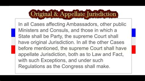 Original Appellate Jurisdiction