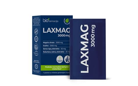 BIOFARMACIJA LAXMAG 3000 Mg Milteliai 7 Pak Camelia