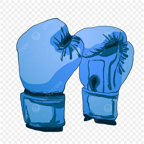 Blue Boxing Gloves Clipart Hd Png Blue Boxing Gloves Illustration