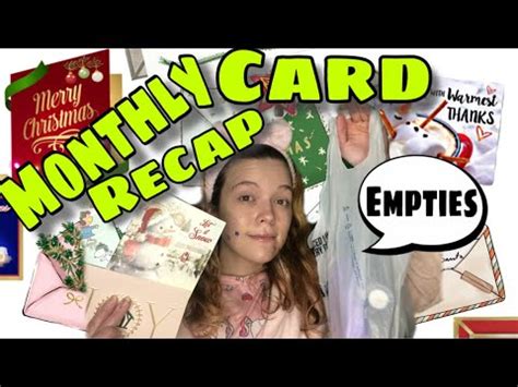 December Empties Plus A Card Recap Last Days Of Vlogmas Vlogmas