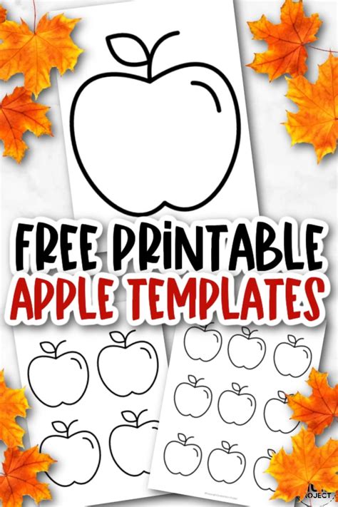 Free Printable Apple Templates And Outlines Mombrite Off