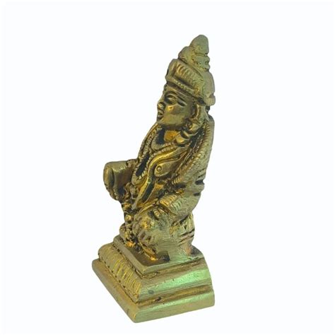 Golden Brass Kuber Statue Size Dimension 6x4x6 5 Inch Lxbxh At Rs