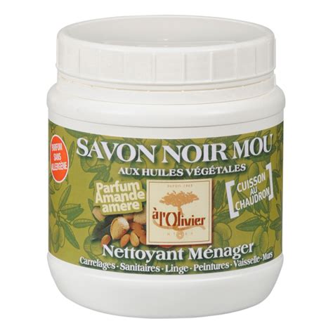 Nettoyant M Nager Savon Noir Mou Amande A L Olivier Le Pot De G