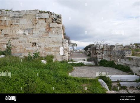 archaeological site of eleusis Stock Photo - Alamy