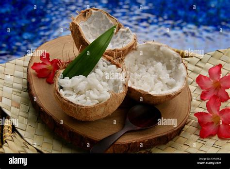 kelapa kopyor  rare kind  coconut fruit  yields coconut curd