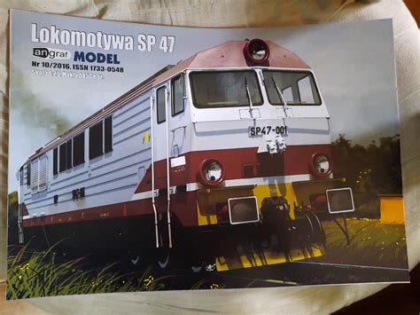 Model kartonowy Angraf lokomotywa SP 47 offset Oborniki Śląskie Kup