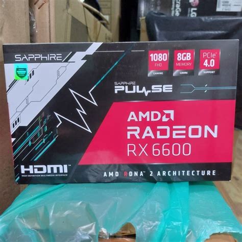 Jual Vga Sapphire Pulse Amd Radeon Rx 6600 8gb Gddr6 Rx6600 Shopee Indonesia