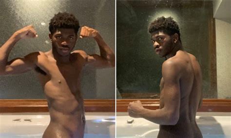 Lil Nas X Takes A Naked Soak On Instagram Gayety