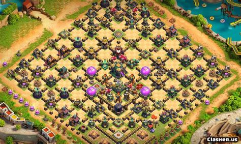 Town Hall 14 TH14 Fun Progress Upgrade Base 1424 With Link 6 2022