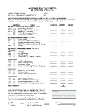 Fillable Online Nmsua 20112012 CATALOG Expires SP2017 Nmsua Fax