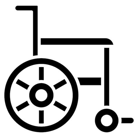 Premium Vector Wheelchair Vector Illustration Style