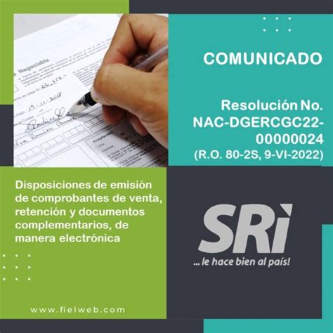 Resolución No NAC DGERCGC22 00000024 Boletín Jurídico