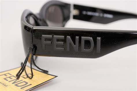 Fendi Black Frame Sunglasses With Original Case Never Worn At 1stdibs Black Fendi Sunglasses