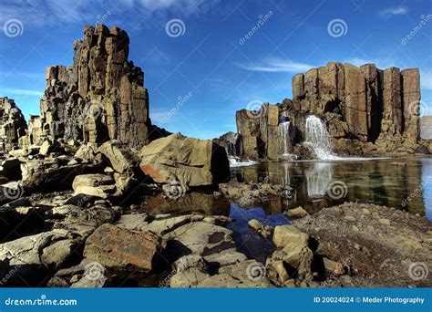 Coastal rock formations stock photo. Image of ocean, moonscape - 20024024