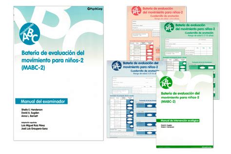 Mabc 2 Batería De Evaluación Del Movimiento Para Niños 2