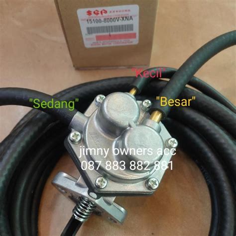 Jual Selang Fuel Pump Membran Pompa Bensin Set Item Suzuki Jimny