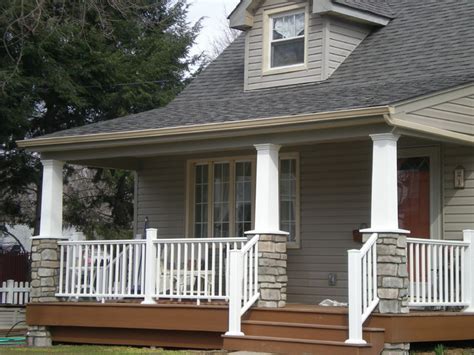 Craftsman Style Cape Cod Craftsman Porch New York By A W Hobor