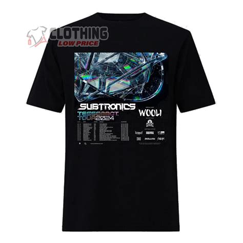 Subtronics Tour 2024 Europe Merch, Tesseract Tour 2024 Tickets Shirt, Subtronics Tour 2024 ...