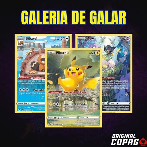 Carta Pokémon Galeria de Galar Realeza Absoluta Copag Original em