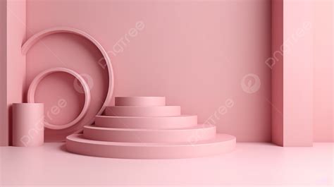 Pink Podium Background In 3d Rendering Stage Podium Stage Product