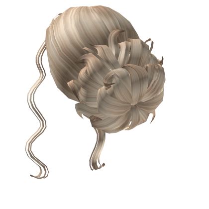Low Elegant Bun In Blonde Roblox