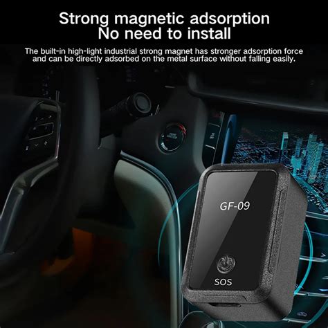 Rastreador De Coche Gf Mini Gps Seguimiento En Tiempo Real Antip