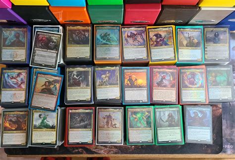 All 23 of my current commander decks. :) : r/mtg